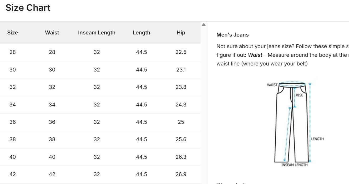 Men's baggy jeans premium quality